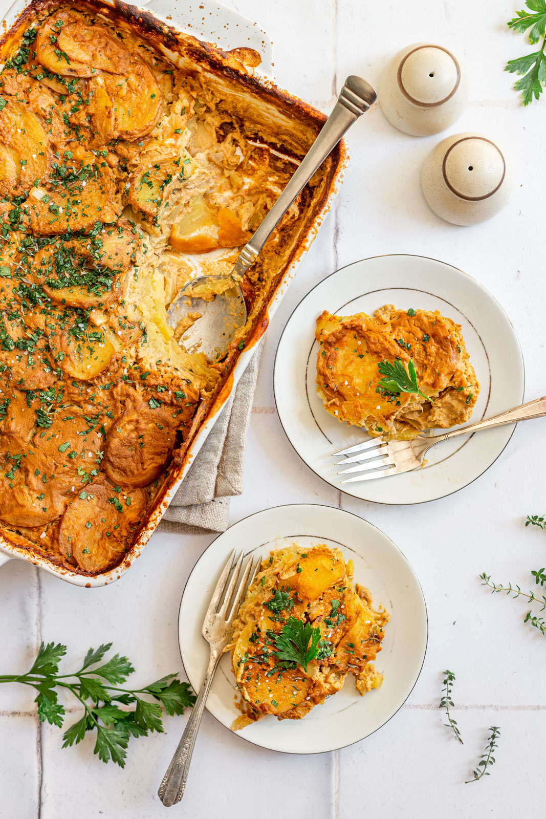 Vegan Gluten Free Scalloped Potatoes (NutFree)